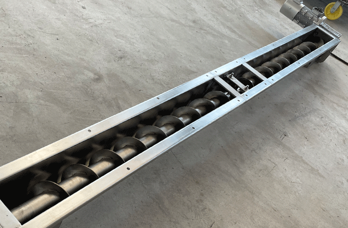 雙動(dòng)力兩側(cè)出料螺旋輸送機(jī)